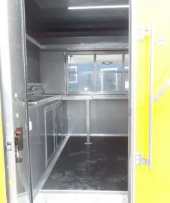 8.5' x 20' Penske Yellow Food Concession Trailer -Cheap Concession Trailers Shop sam 8483 1
