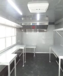 8.5' x 20' Penske Yellow Food Concession Trailer -Cheap Concession Trailers Shop sam 8486 1