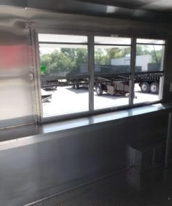 8.5' x 20' Concession Food Trailer White Event Catering -Cheap Concession Trailers Shop sam 8489