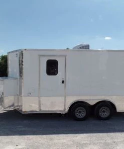 8.5' x 14' Concession Food Trailer White Event Catering 44 8.5' x 14' Concession Food Trailer White Event Catering -Cheap Concession Trailers Shop sam 8501