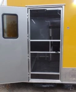 8.5' x 16' Yellow Concession Food Trailer With Appliances -Cheap Concession Trailers Shop sam 8515 1