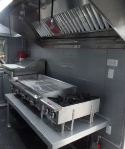 8.5' x 16' Yellow Concession Food Trailer With Appliances -Cheap Concession Trailers Shop sam 8519 1