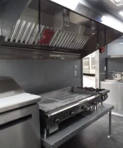 8.5' x 16' Yellow Concession Food Trailer With Appliances -Cheap Concession Trailers Shop sam 8527 1