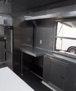 8.5' x 16' Yellow Concession Food Trailer With Appliances -Cheap Concession Trailers Shop sam 8529 1
