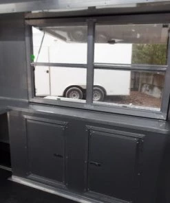 8.5' x 16' Yellow Concession Food Trailer With Appliances -Cheap Concession Trailers Shop sam 8530 1