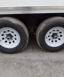 White 8.5' x 24' Deckover Concession Food Wash Trailer -Cheap Concession Trailers Shop sam 8559