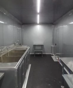 White 8.5' x 24' Deckover Concession Food Wash Trailer -Cheap Concession Trailers Shop sam 8562