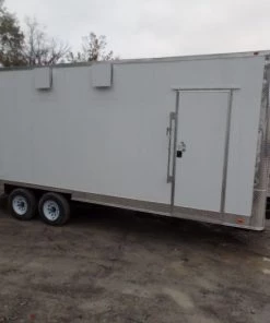 8.5' x 24' White Deck Over Concession Food Trailer With Appliances -Cheap Concession Trailers Shop sam 8579