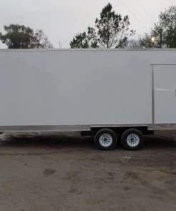 8.5' x 24' White Deck Over Concession Food Trailer With Appliances -Cheap Concession Trailers Shop sam 8583
