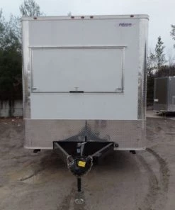 8.5' x 24' White Deck Over Concession Food Trailer With Appliances -Cheap Concession Trailers Shop sam 8585