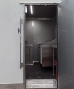 8.5' x 24' White Deck Over Concession Food Trailer With Appliances -Cheap Concession Trailers Shop sam 8588
