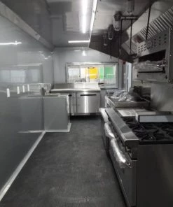 8.5' x 24' White Deck Over Concession Food Trailer With Appliances -Cheap Concession Trailers Shop sam 8593