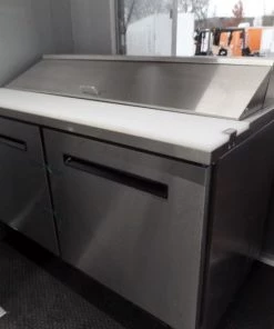 8.5' x 24' White Deck Over Concession Food Trailer With Appliances -Cheap Concession Trailers Shop sam 8604 1