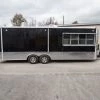 8.5' x 24' Black Concession Food Trailer With Appliances