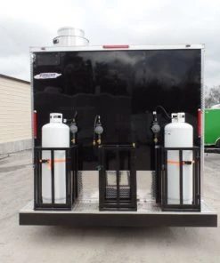 8.5' x 24' Black Concession Food Trailer With Appliances -Cheap Concession Trailers Shop sam 8765