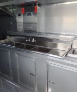 8.5' x 24' Black Concession Food Trailer With Appliances -Cheap Concession Trailers Shop sam 8775