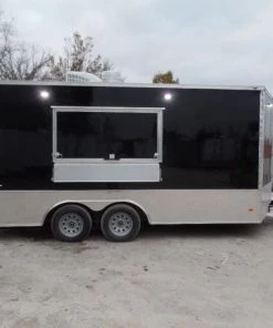 8.5' x 16' Black Catering Concession Food Trailer With Appliances 36 8.5' x 16' Black Catering Concession Food Trailer With Appliances -Cheap Concession Trailers Shop sam 8794