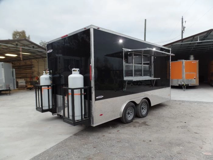 8.5' x 16' Black Catering Concession Food Trailer With Appliances 20 8.5' x 16' Black Catering Concession Food Trailer With Appliances - Image 20