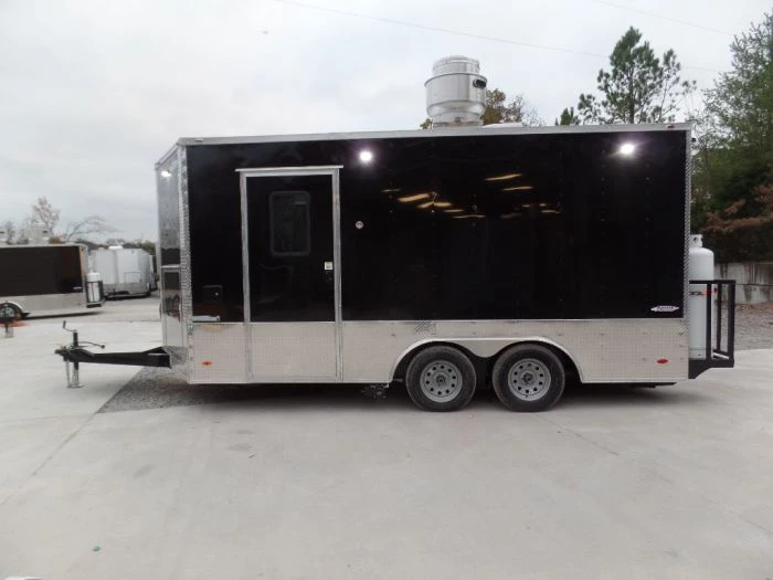8.5' x 16' Black Catering Concession Food Trailer With Appliances 17 8.5' x 16' Black Catering Concession Food Trailer With Appliances - Image 17