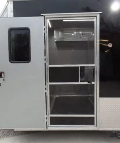 8.5' x 16' Black Catering Concession Food Trailer With Appliances 54 8.5' x 16' Black Catering Concession Food Trailer With Appliances -Cheap Concession Trailers Shop sam 8804 1