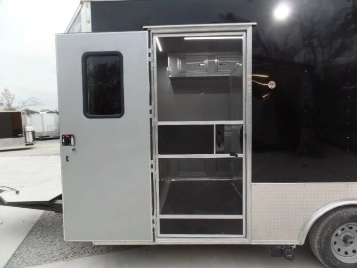8.5' x 16' Black Catering Concession Food Trailer With Appliances 24 8.5' x 16' Black Catering Concession Food Trailer With Appliances - Image 24