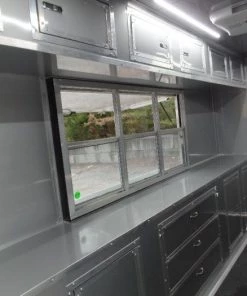 8.5' x 16' Black Catering Concession Food Trailer With Appliances 46 8.5' x 16' Black Catering Concession Food Trailer With Appliances -Cheap Concession Trailers Shop sam 8806 1