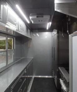 8.5' x 16' Black Catering Concession Food Trailer With Appliances 51 8.5' x 16' Black Catering Concession Food Trailer With Appliances -Cheap Concession Trailers Shop sam 8807 1
