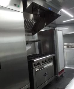 8.5' x 16' Black Catering Concession Food Trailer With Appliances 58 8.5' x 16' Black Catering Concession Food Trailer With Appliances -Cheap Concession Trailers Shop sam 8814 1