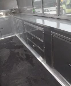 8.5' x 16' Black Catering Concession Food Trailer With Appliances 37 8.5' x 16' Black Catering Concession Food Trailer With Appliances -Cheap Concession Trailers Shop sam 8815 1