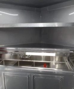 8.5' x 16' Black Catering Concession Food Trailer With Appliances 55 8.5' x 16' Black Catering Concession Food Trailer With Appliances -Cheap Concession Trailers Shop sam 8819 1