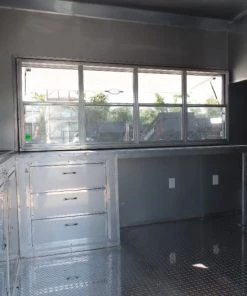 8.5' x 24' Concession Trailer Food Electric Green Event Catering -Cheap Concession Trailers Shop sam 8831