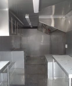 8.5' x 24' Concession Trailer Food Electric Green Event Catering -Cheap Concession Trailers Shop sam 8832