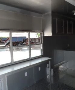 8.5' x 24' Concession Trailer Food Electric Green Event Catering -Cheap Concession Trailers Shop sam 8833