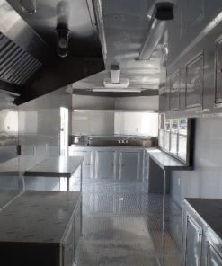 8.5' x 24' Concession Trailer Food Electric Green Event Catering -Cheap Concession Trailers Shop sam 8836