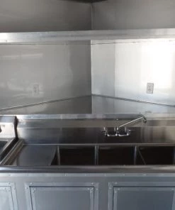 8.5' x 24' Concession Trailer Food Electric Green Event Catering -Cheap Concession Trailers Shop sam 8840