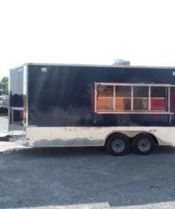 8.5' x 18' Concession Food Trailer Indigo Blue Event Catering -Cheap Concession Trailers Shop sam 8871