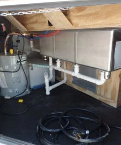 8.5' x 18' Concession Food Trailer Indigo Blue Event Catering -Cheap Concession Trailers Shop sam 8886