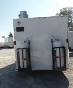 8.5' x 16' White Concession Food Trailer With Appliances -Cheap Concession Trailers Shop sam 8892 1