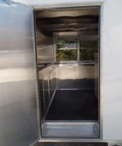 8.5' x 16' White Concession Food Trailer With Appliances -Cheap Concession Trailers Shop sam 8897 1