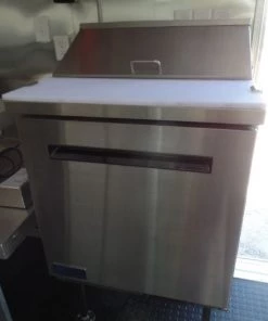 8.5' x 16' White Concession Food Trailer With Appliances -Cheap Concession Trailers Shop sam 8905 1