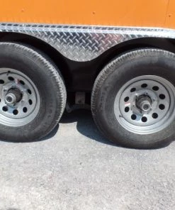 8.5' x 16' Concession Food Trailer Orange With Appliances -Cheap Concession Trailers Shop sam 8907