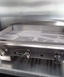 8.5' x 16' White Concession Food Trailer With Appliances -Cheap Concession Trailers Shop sam 8909 1