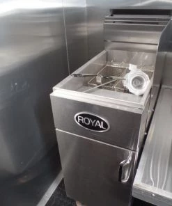 8.5' x 16' White Concession Food Trailer With Appliances -Cheap Concession Trailers Shop sam 8911 1