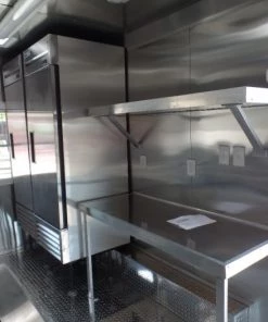 8.5' x 16' Concession Food Trailer Orange With Appliances -Cheap Concession Trailers Shop sam 8915