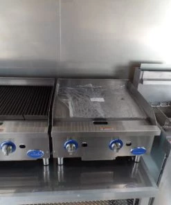 8.5' x 16' Concession Food Trailer Orange With Appliances -Cheap Concession Trailers Shop sam 8917