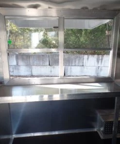 8.5' x 16' White Concession Food Trailer With Appliances -Cheap Concession Trailers Shop sam 8917 1