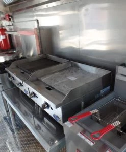 8.5' x 16' Concession Food Trailer Orange With Appliances -Cheap Concession Trailers Shop sam 8920