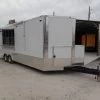 8.5' x 24' White Concession Food Trailer With Appliances