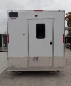 8.5' x 24' White Concession Food Trailer With Appliances -Cheap Concession Trailers Shop sam 8932