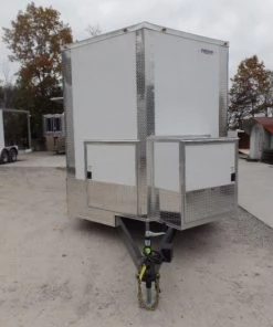 8.5' x 24' White Concession Food Trailer With Appliances -Cheap Concession Trailers Shop sam 8936
